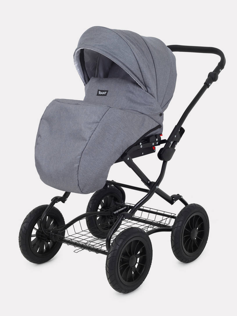 Коляска 2 в 1 Rant Siena Classic 2024 07 серый
