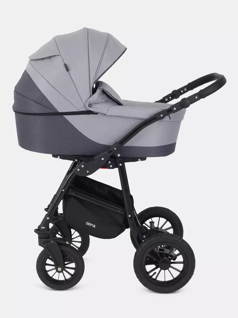 Коляска 3 в 1 Rant Siena 2024 02 темно-серый - светло-серый