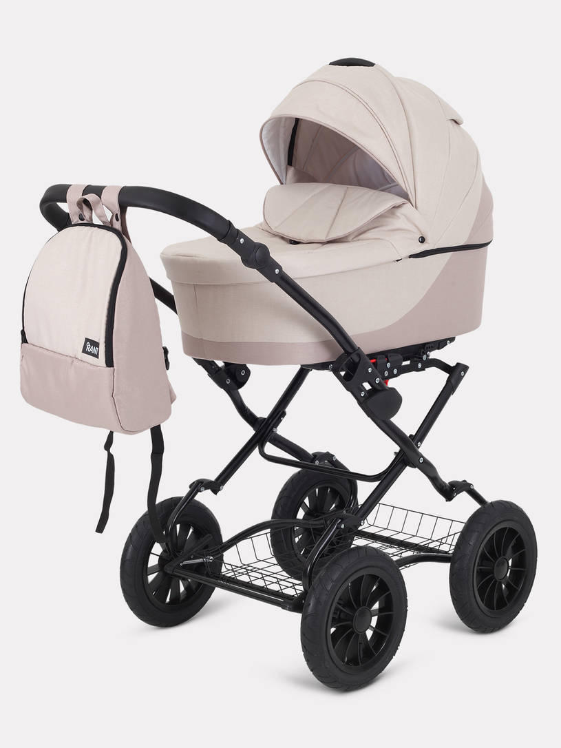 Коляска 2 в 1 Rant Siena Classic 2024 03 светло-бежевый