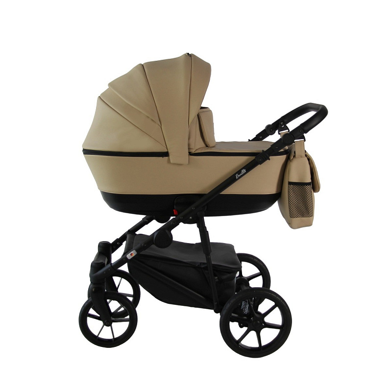 Детская коляска Sevillababy Tisso 2 в 1 бежевый экокожа