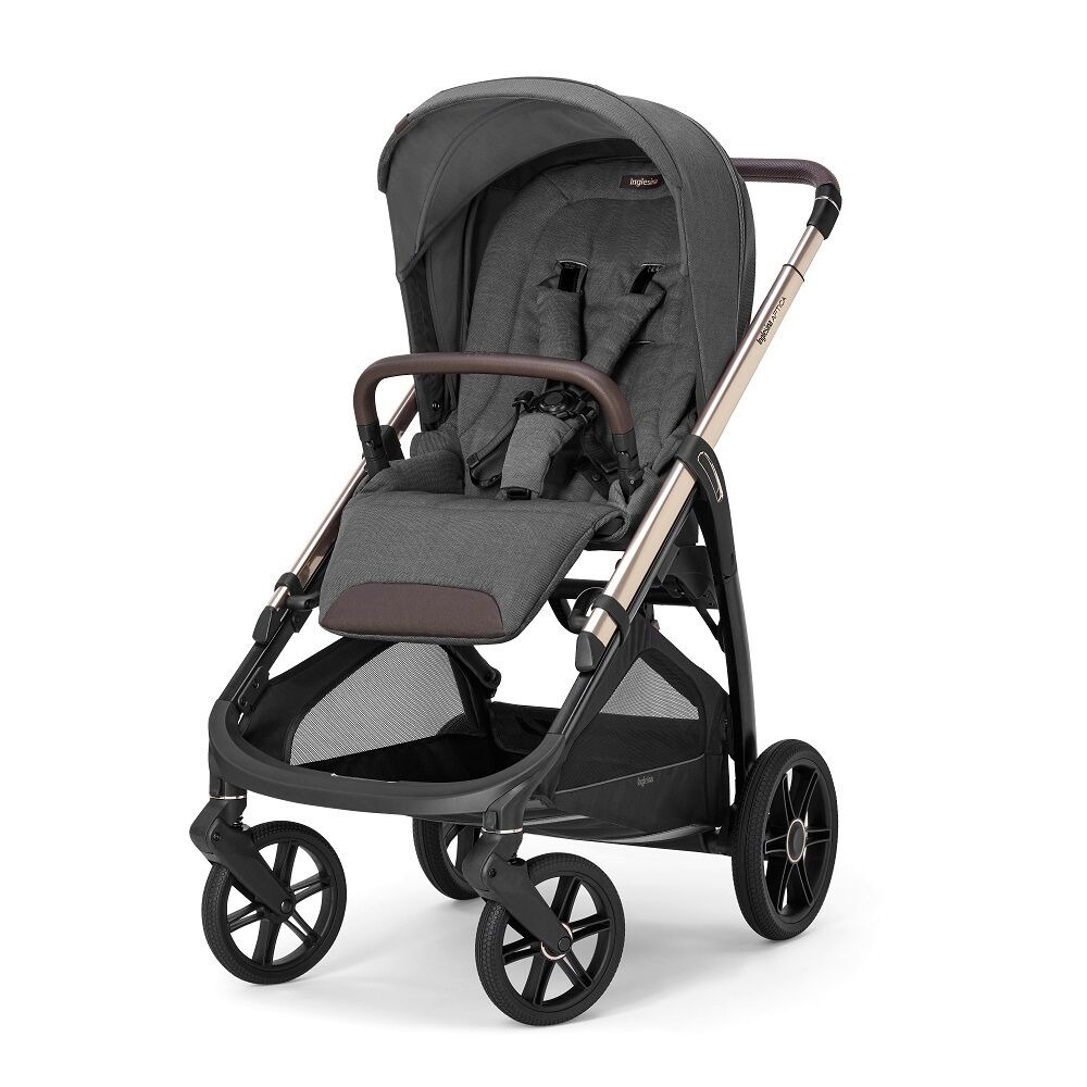 Коляска 3 в 1 Inglesina Aptica New с подставкой под люльку Stand Up, Velvet Grey