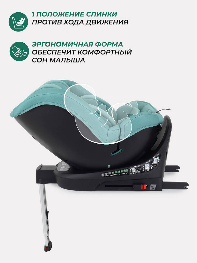 Автокресло Mowbaby Stage isofix (40-150 см) 0-36 кг Green