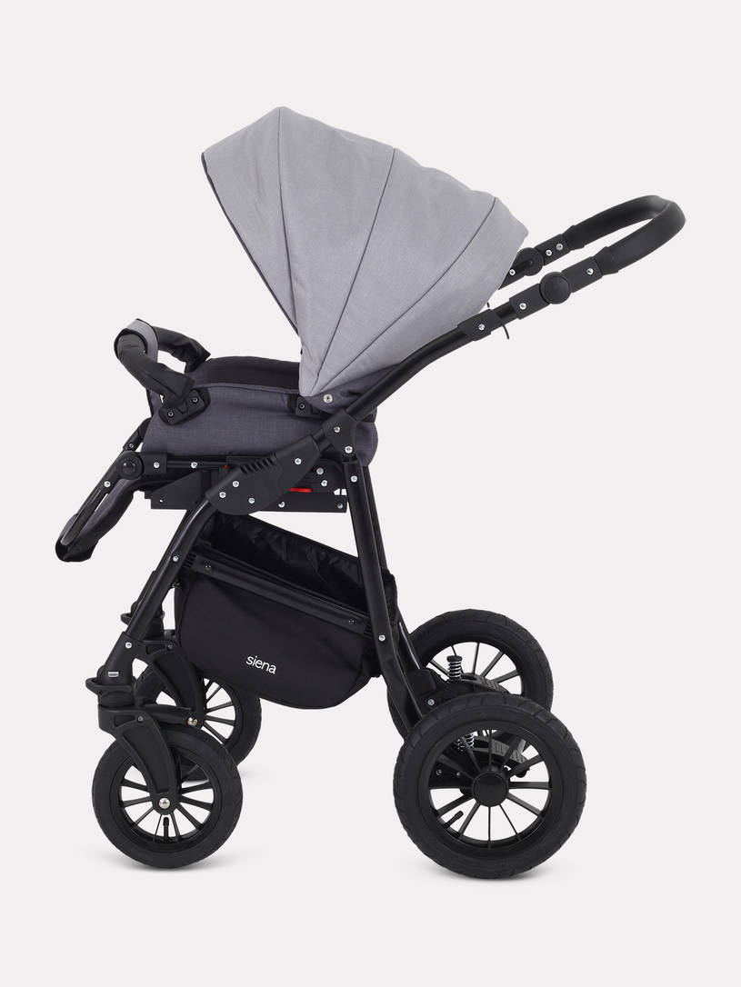 Коляска Rant Siena 2024 02 темно-серый - светло-серый