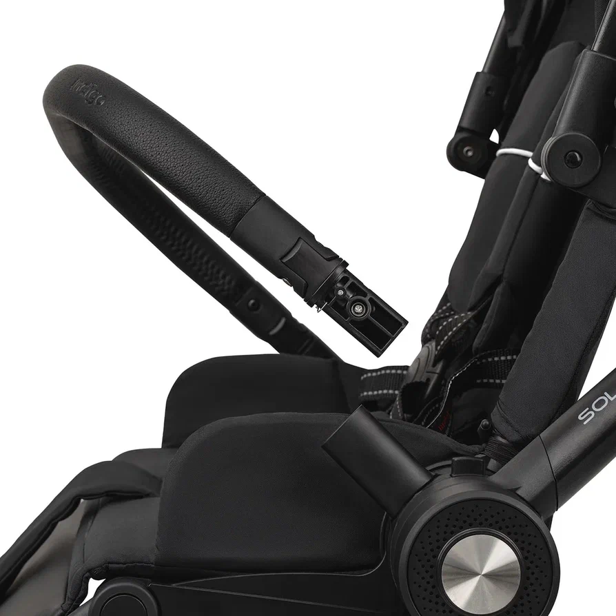Коляска 2 в 1 Indigo SOLAR черный