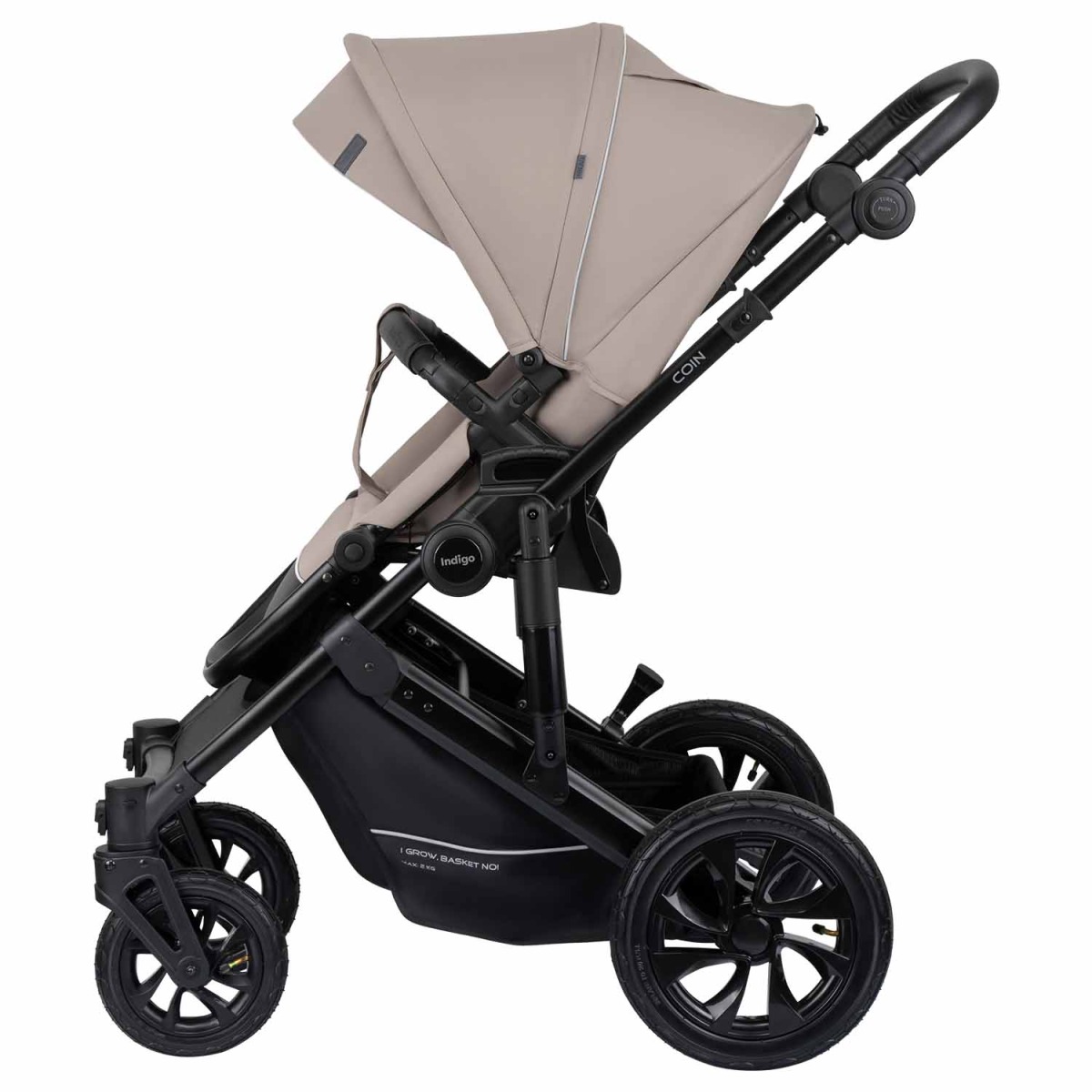 Коляска 2 в 1 Indigo Coin, Бежевый