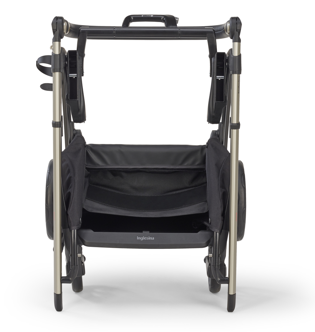 Коляска 3 в 1 Inglesina Electa с подставкой под люльку Stand Up, Upper Black