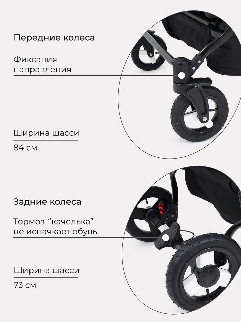 Коляска для двойни 2 в 1 Rant Dream Duo 04 серый-мятный