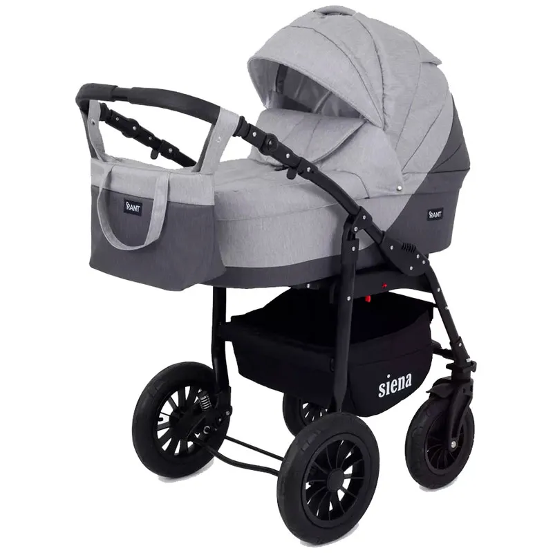 Коляска 2 в 1 Rant Siena 04 графит-серый