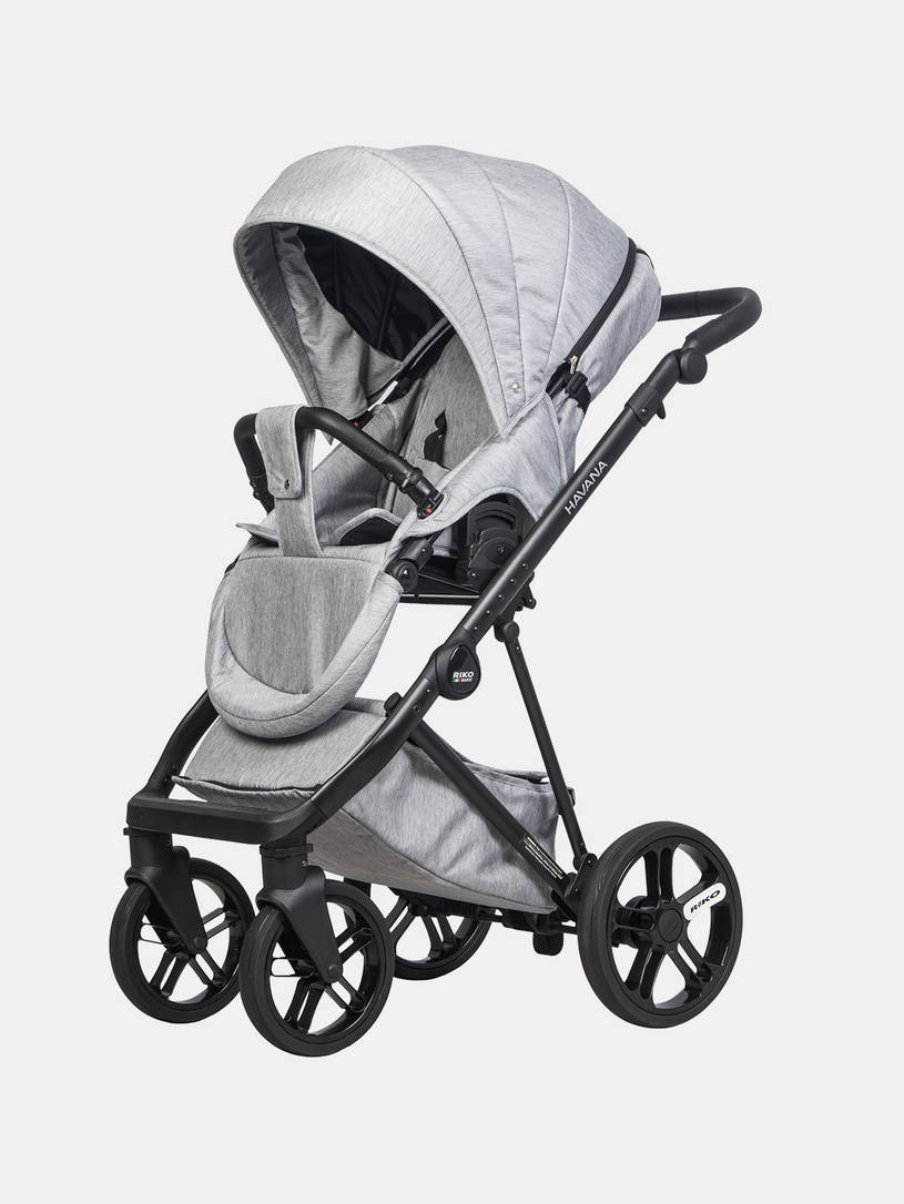 Коляска 2 в 1 Riko Basic Havana 01 серый