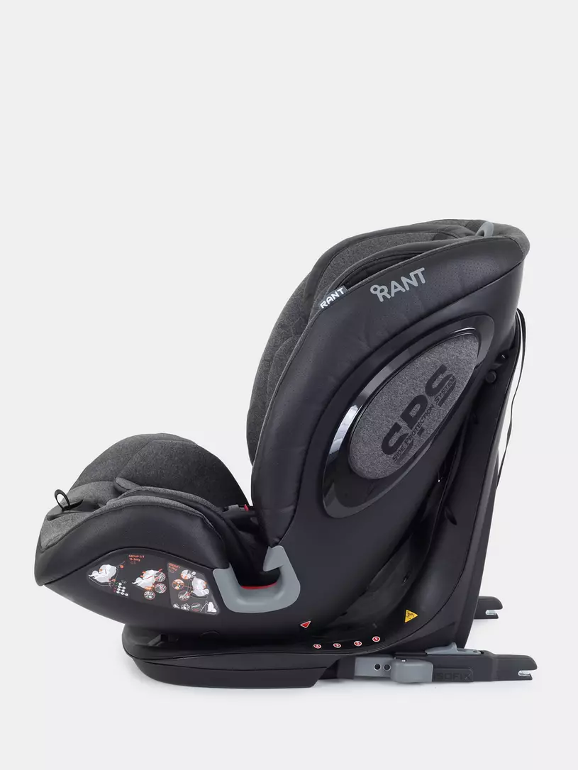Автокресло Rant IQ isofix 1/2/3 (9-36 кг) Dark grey