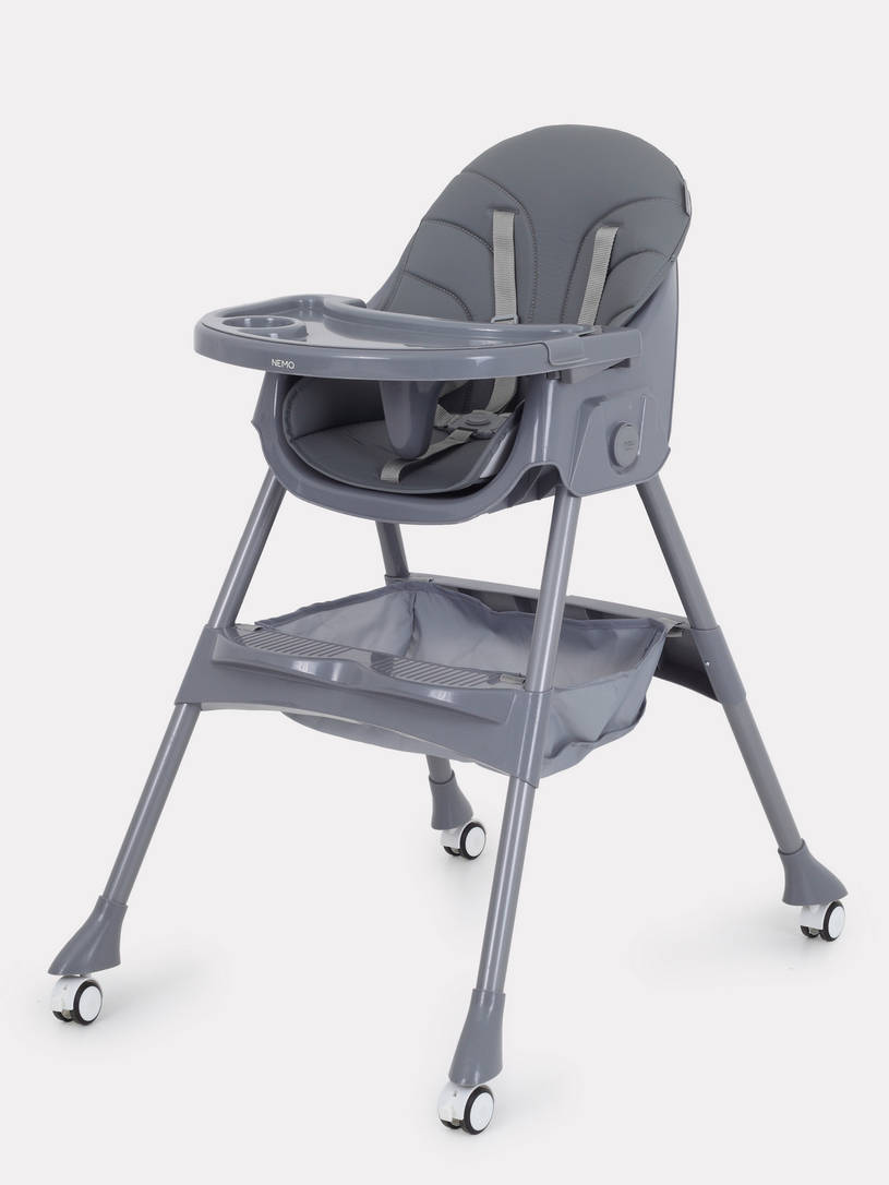 Стульчик для кормления Mowbaby Nemo Graphite
