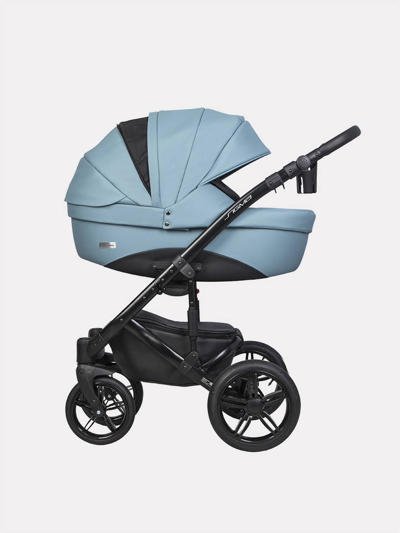 Коляска 3 в 1 Riko Sigma Pro Сrystal blue