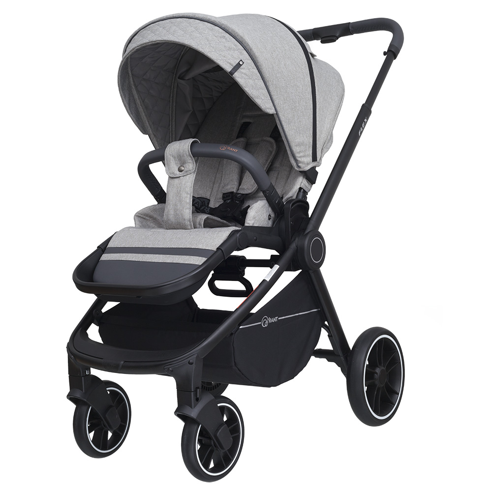 Коляска 3 в 1 Rant Flex Trends Light Grey серый