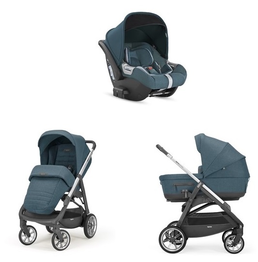 Коляска 3 в 1 Inglesina Aptica  с подставкой под люльку Stand Up, Vancouver Blue
