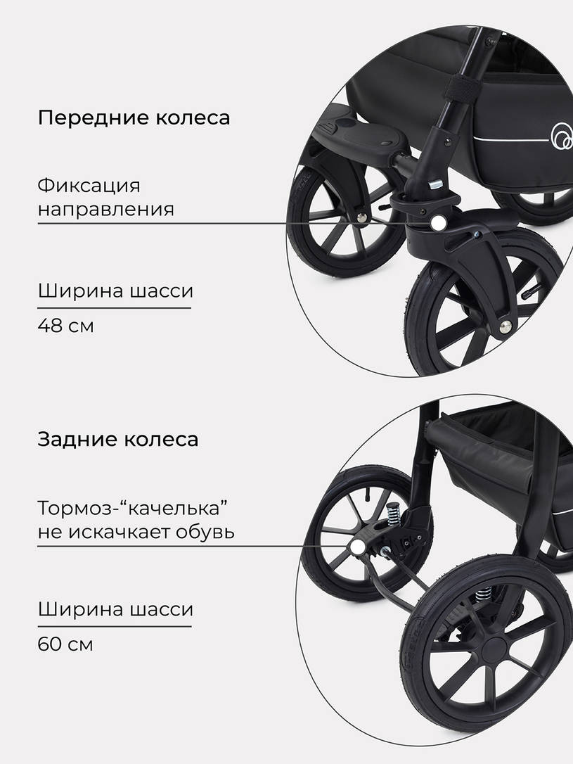 Коляска 2 в 1 Rant Patio Graphite