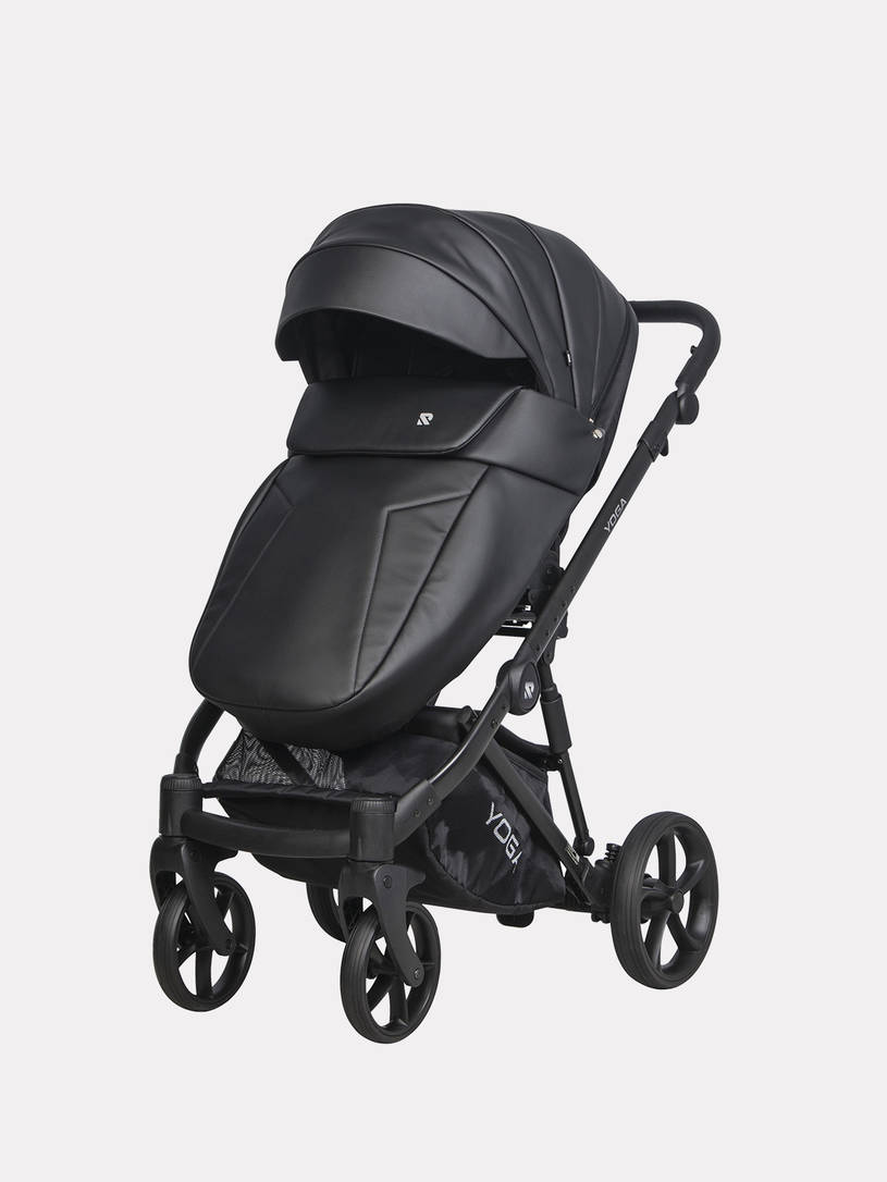 Коляска 2 в 1 Riko Basic Yoga Ecco 12 Black