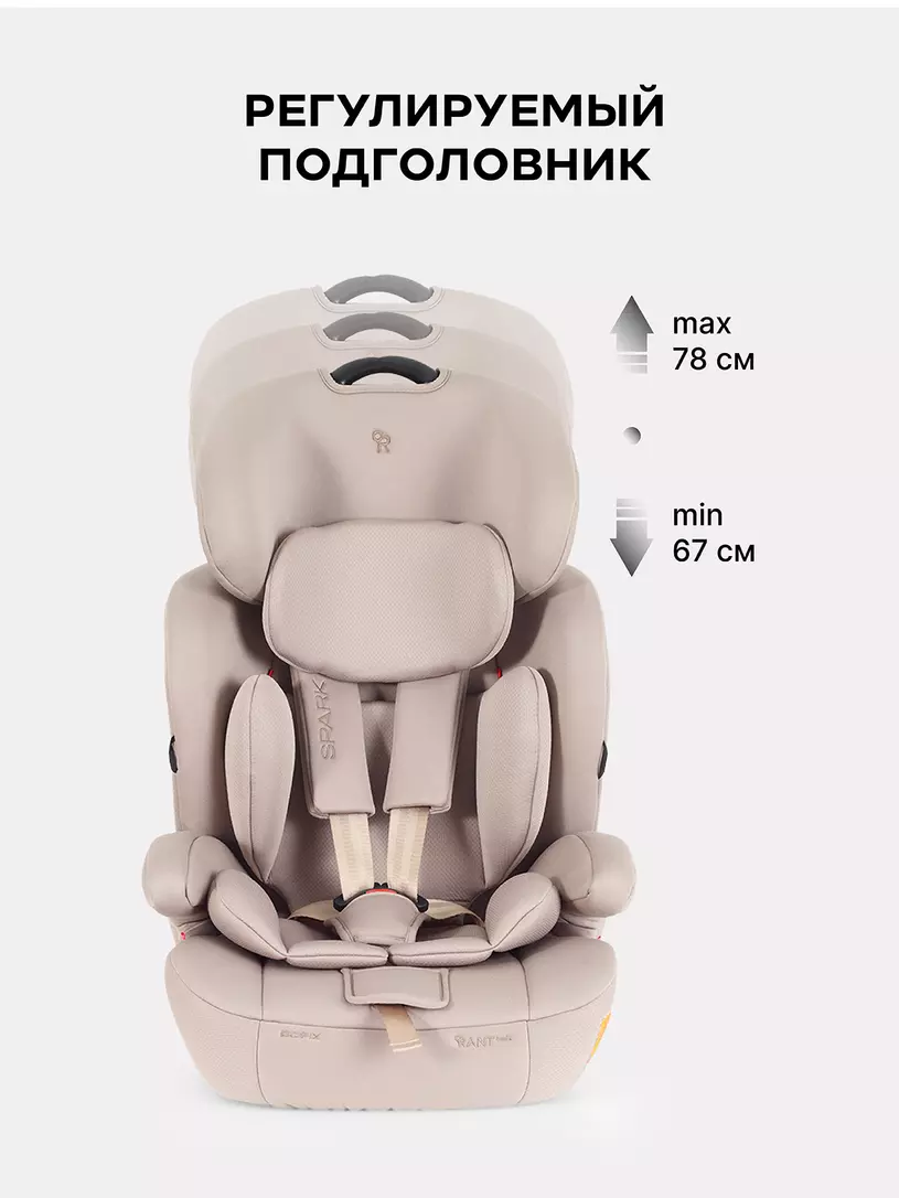 Автокресло Rant Basic Spark Next группа 1/2/3 (9-36 кг) Beige