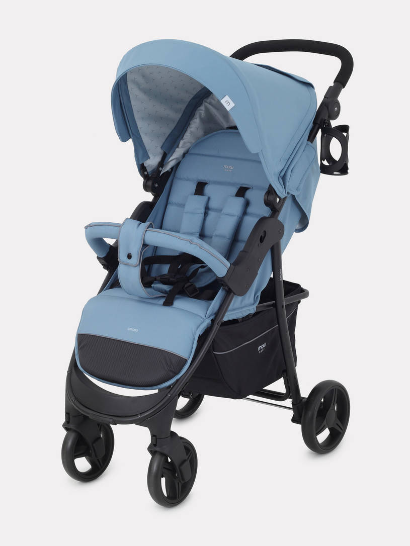 Коляска прогулочная Mowbaby Cross 2024 blue