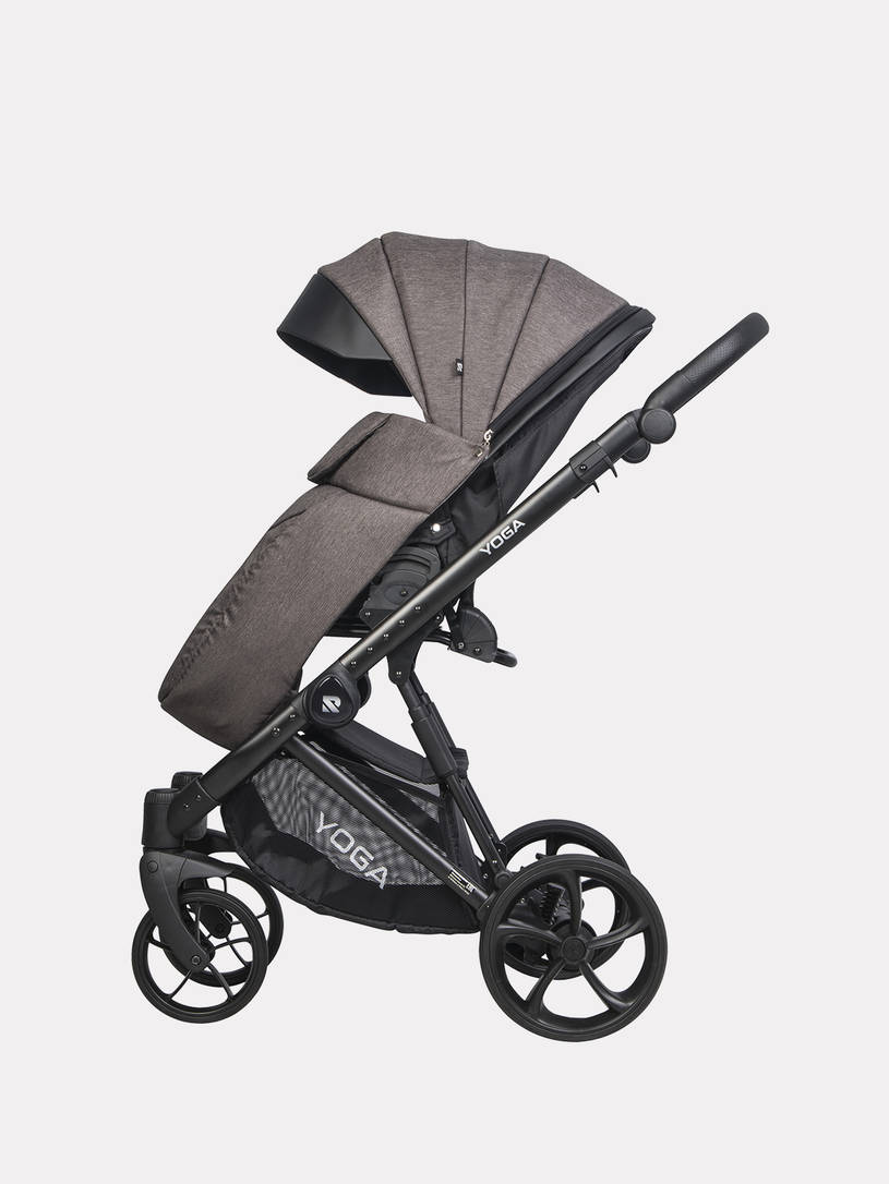 Коляска 2 в 1 Riko Basic YOGA, 02 КОРИЧНЕВЫЙ