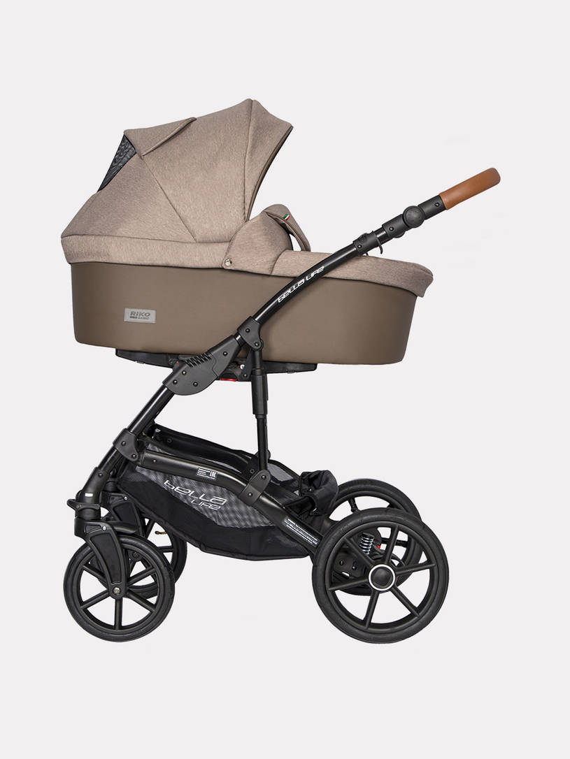 Коляска 2 в 1 Riko Basic Bella Life 05 Mokka коричневый