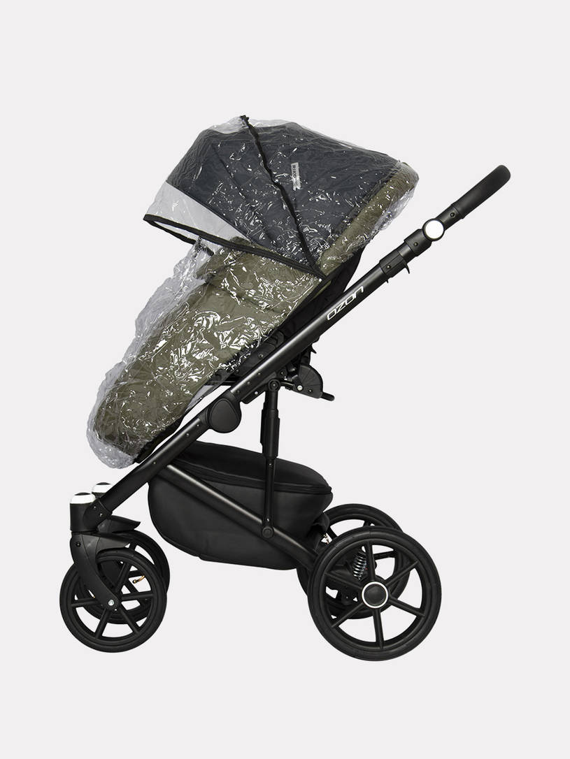 Коляска 2 в 1 Riko Basic Ozon 02 оливковый