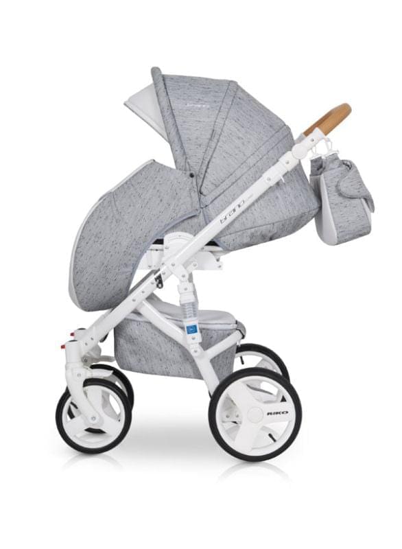 Коляска 3 в 1 Riko Bruno Luxe 05 серый