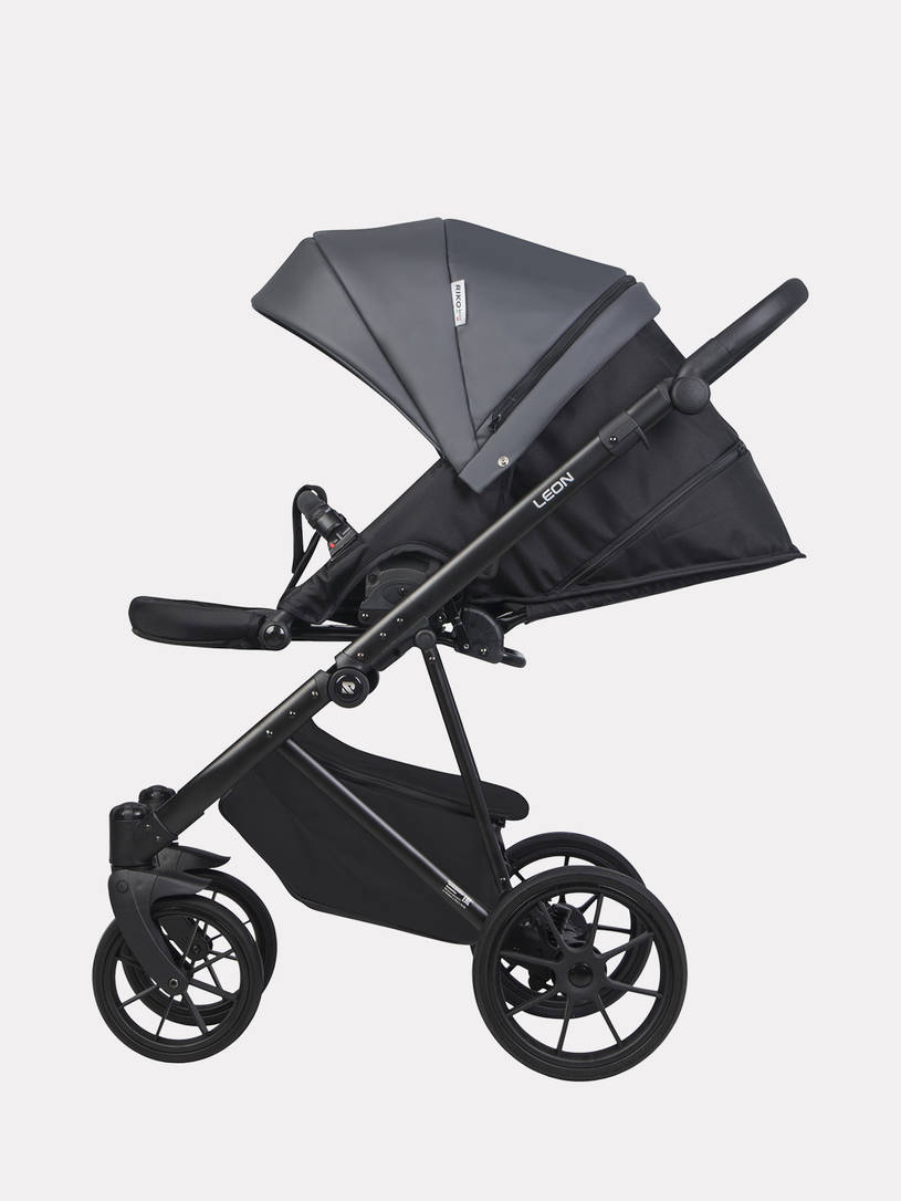 Коляска 2 в 1 Riko Basic Leon 03 Grafite