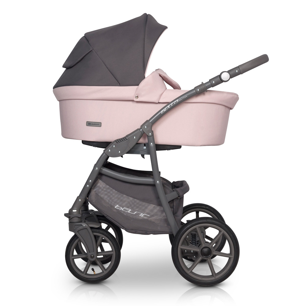 Коляска 3 в 1 Riko Basic Bella Pastel 03 розовый