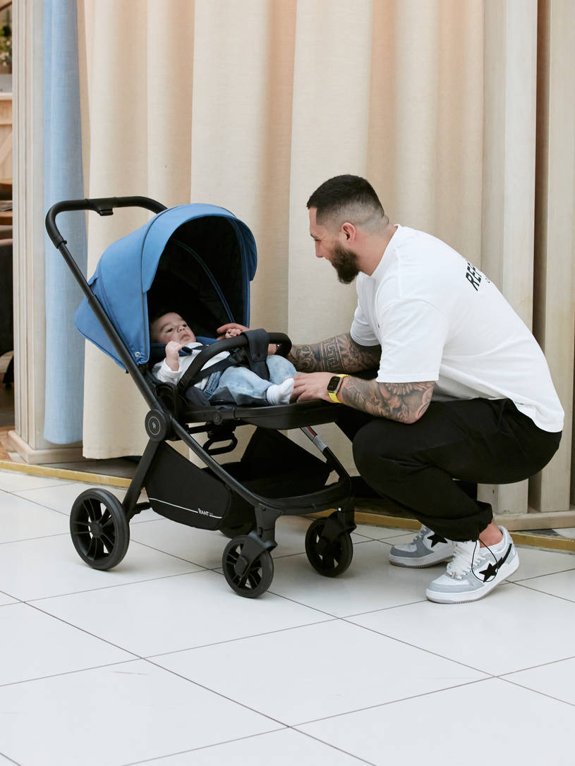 Коляска 3 в 1 Rant Basic Energy Blue