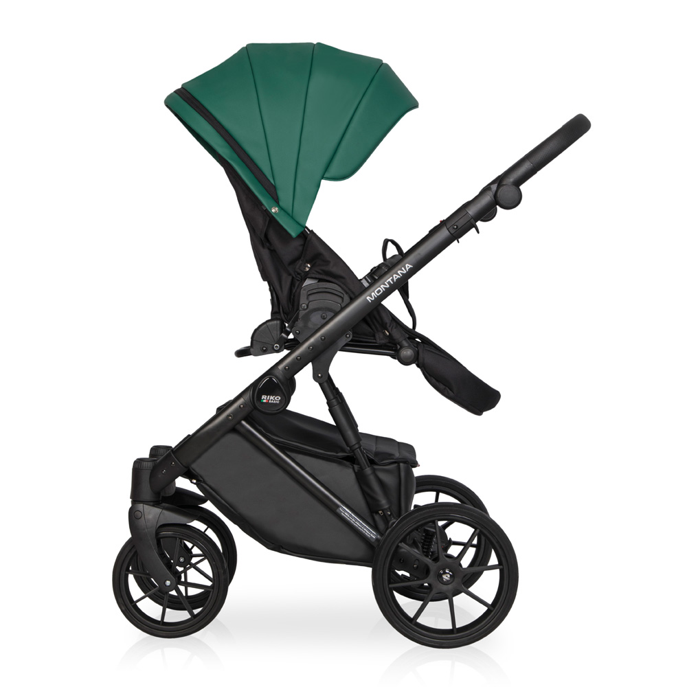 Коляска 3 в 1 Riko Basic Montana Ecco 13 Emerald зеленый