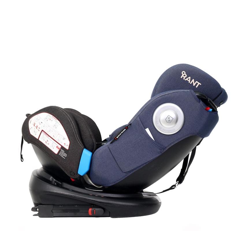 Автокресло Rant GT isofix Top Tether группа 0-1-2-3 (0-36 кг), цвет: синий джинс