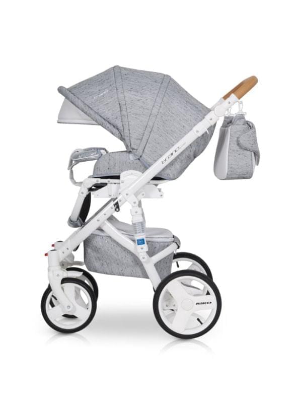 Коляска 2 в 1 Riko Bruno Luxe 05 серый