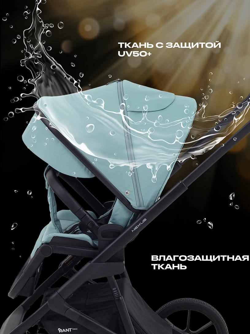 Коляска 3 в 1 Rant Basic Nexus 2025 Green