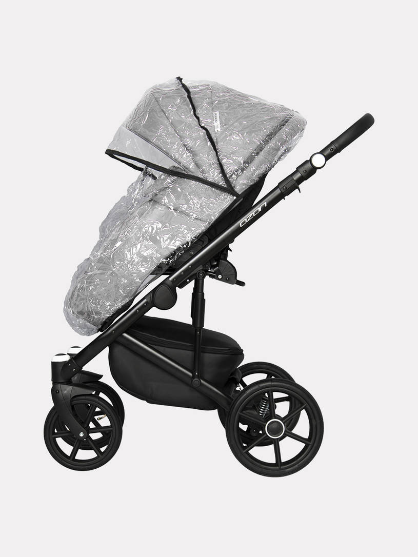 Коляска 2 в 1 Riko Basic Ozon 05 светло-серый