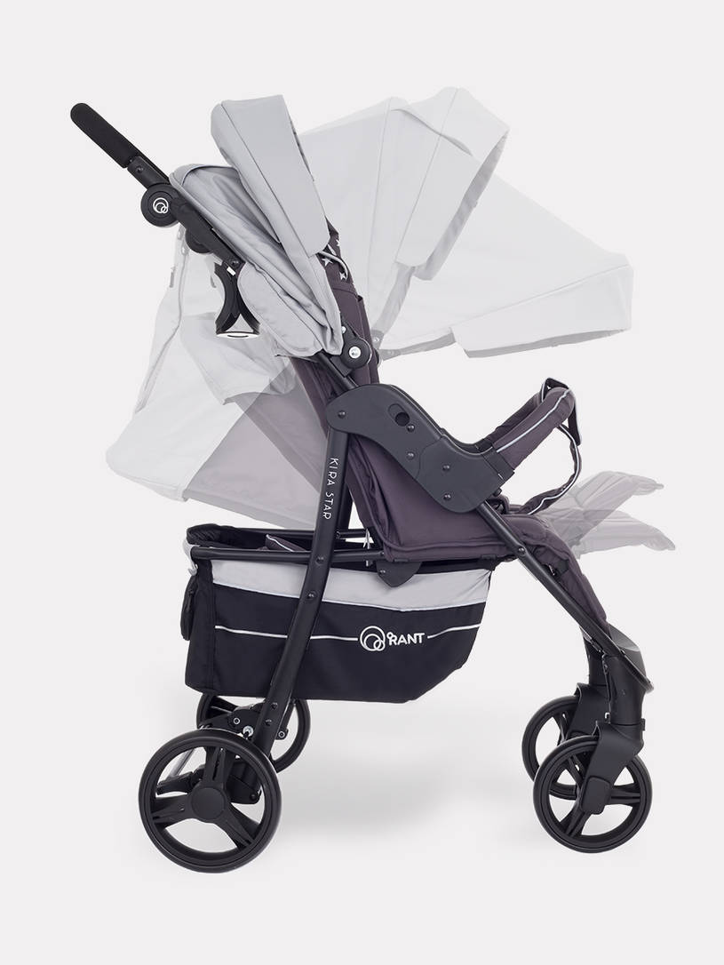 Коляска прогулочная Rant Kira Star Soft Grey. Цвет: Серый