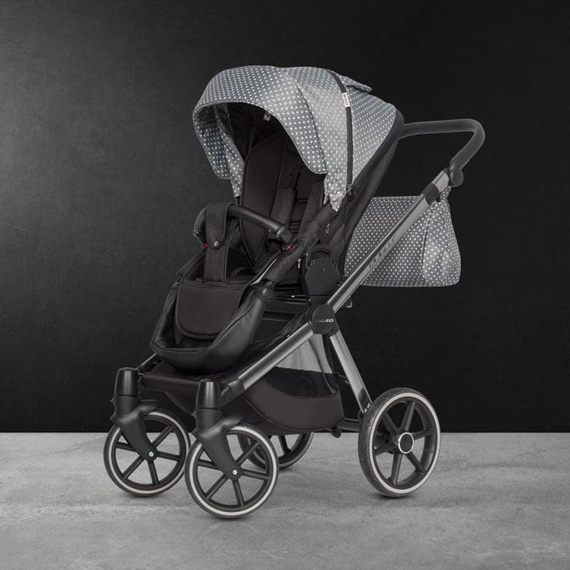 Коляска 2 в 1 Riko Qubus 01 серый
