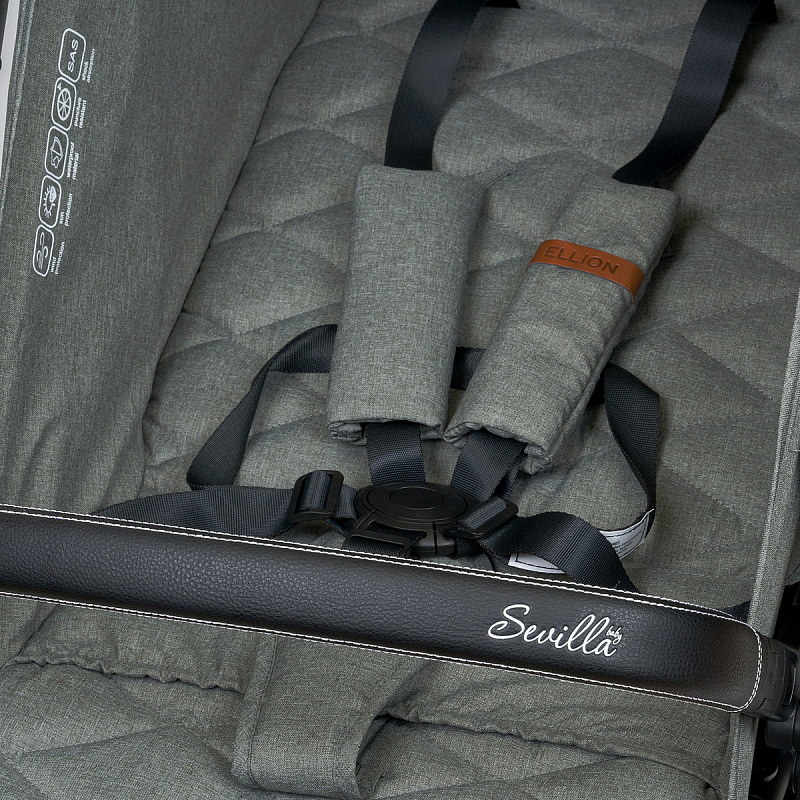 Детская прогулочная коляска Sevillababy Ellion зеленый