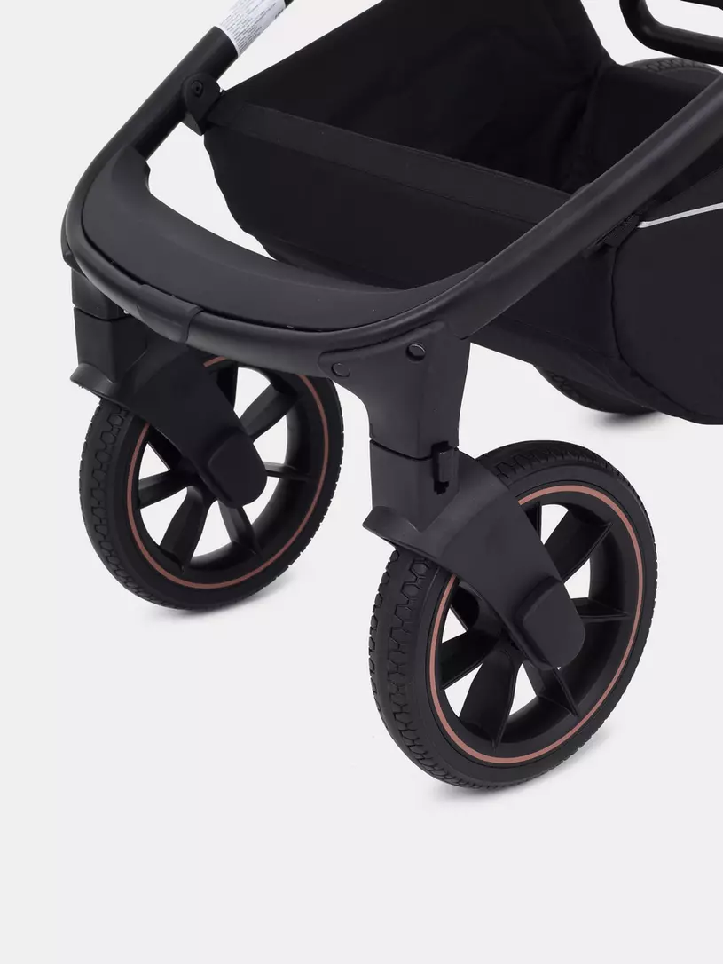 Коляска 3 в 1 Mowbaby Zoom PU gold cacao brown