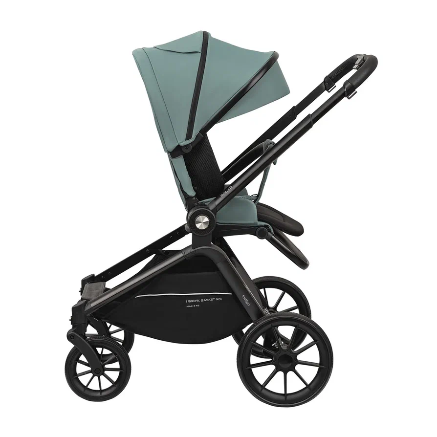 Коляска 3 в 1 Indigo SOLAR зеленый