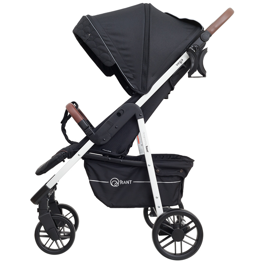 Коляска прогулочная Rant Vega Trends Midnight Black. Цвет: Черный