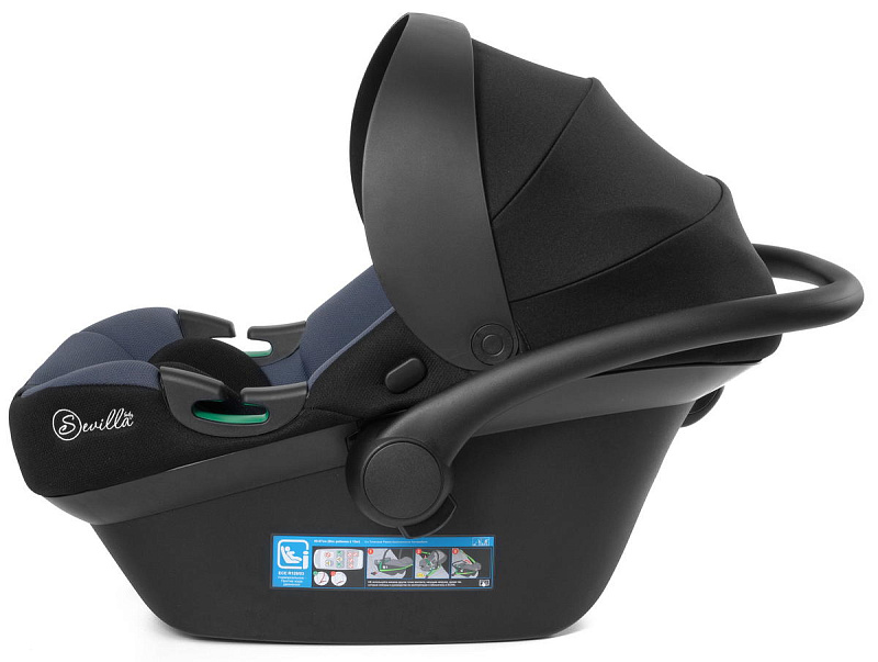 Автолюлька Sevillababy Cosmo 0-13 кг черный-серый