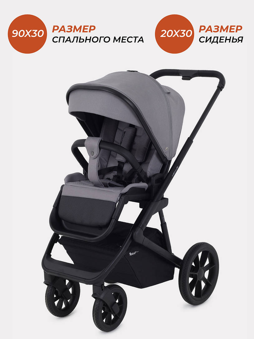 Коляска 2 в 1 Rant Basic Nexus Cloudburst