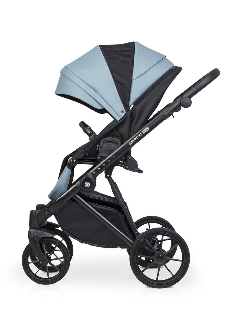 Коляска 2 в 1 Riko Brano Pro Crystal blue