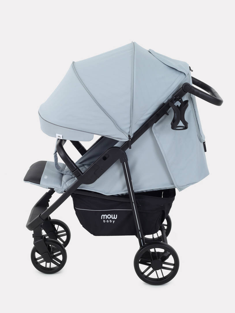Коляска прогулочная Mowbaby Ride RA082 Silver. Цвет: Серый