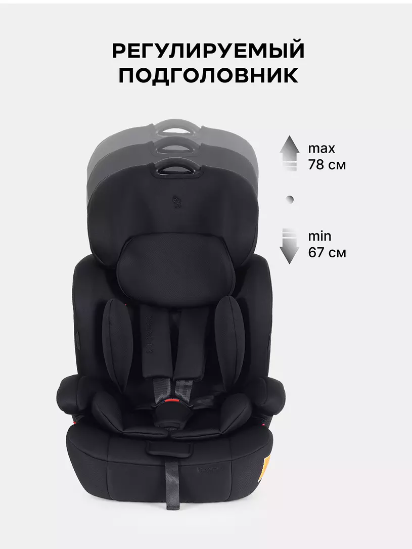 Автокресло Rant Basic Spark Next группа 1/2/3 (9-36 кг) Black