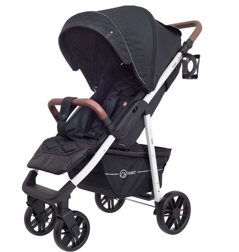 Коляска прогулочная Rant Vega Trends Midnight Black. Цвет: Черный
