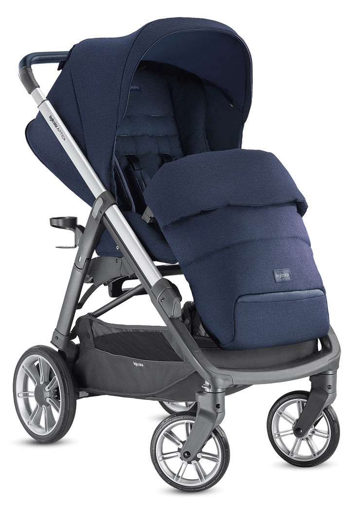 Коляска 2 в 1 Inglesina Aptica  с подставкой под люльку Stand Up,  Portland Blue