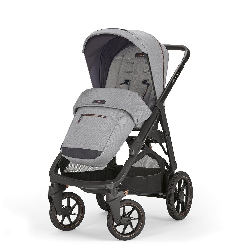 Коляска 3 в 1 i-Size Inglesina Aptica XT New с подставкой под люльку Standup, Horizon Grey