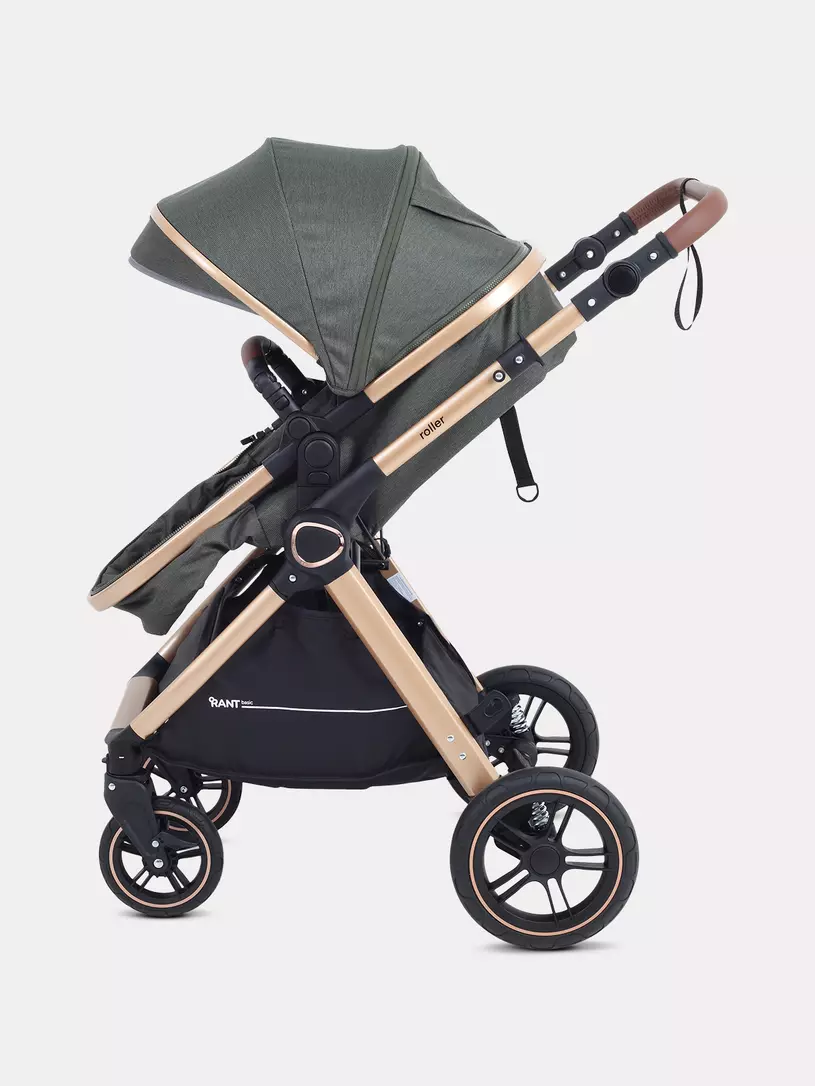 Коляска-трансформер Rant Basic Roller Gold 2024 Olive