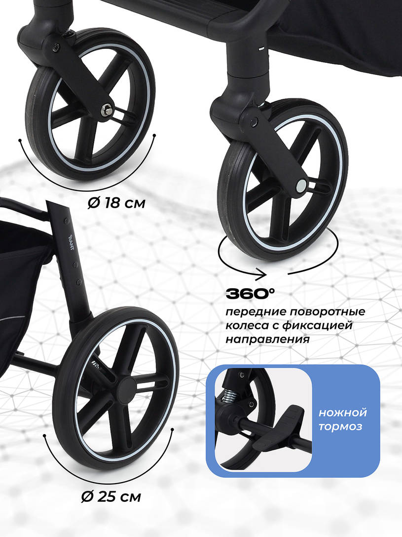 Коляска прогулочная Rant Volt 2025 Graphite